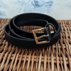Ralph Lauren Black skinny belt XL